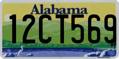 AL license plate 12CT569