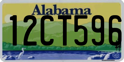 AL license plate 12CT596