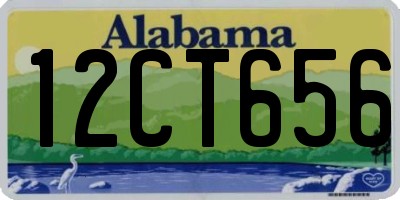 AL license plate 12CT656