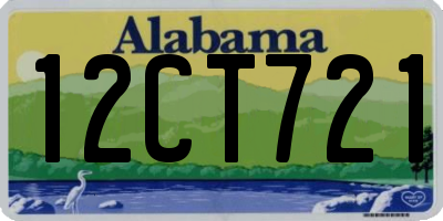AL license plate 12CT721