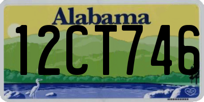 AL license plate 12CT746