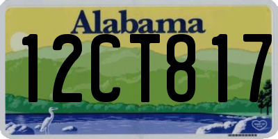 AL license plate 12CT817