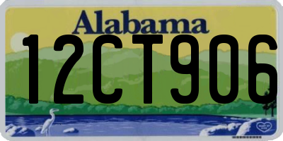 AL license plate 12CT906