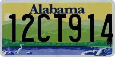 AL license plate 12CT914