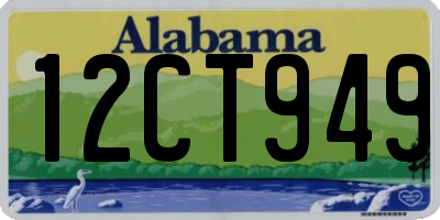 AL license plate 12CT949