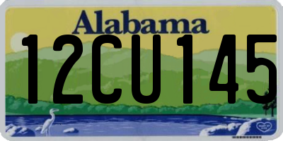 AL license plate 12CU145