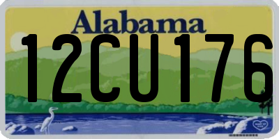 AL license plate 12CU176