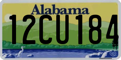 AL license plate 12CU184