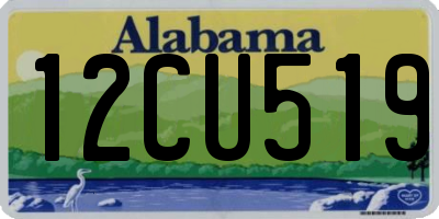 AL license plate 12CU519