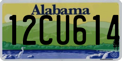 AL license plate 12CU614