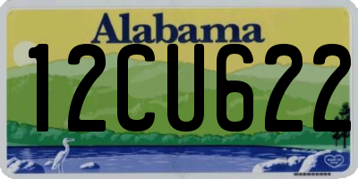 AL license plate 12CU622