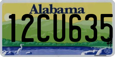 AL license plate 12CU635
