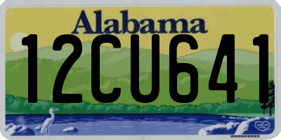 AL license plate 12CU641