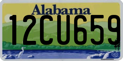 AL license plate 12CU659