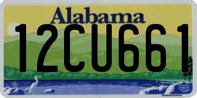 AL license plate 12CU661
