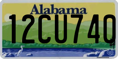 AL license plate 12CU740