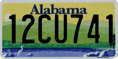 AL license plate 12CU741