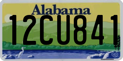AL license plate 12CU841