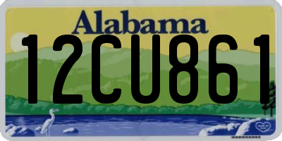 AL license plate 12CU861