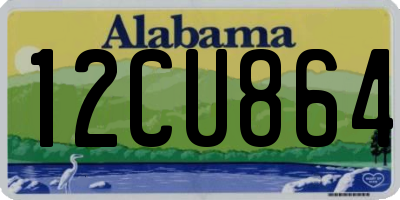 AL license plate 12CU864