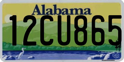AL license plate 12CU865