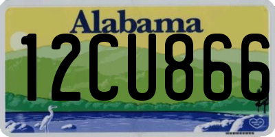 AL license plate 12CU866
