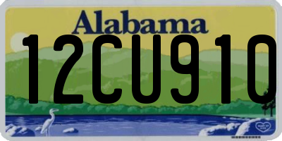 AL license plate 12CU910