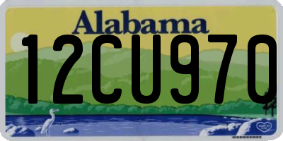AL license plate 12CU970
