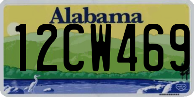 AL license plate 12CW469