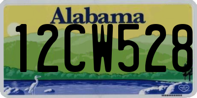 AL license plate 12CW528