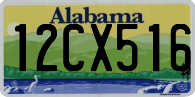 AL license plate 12CX516