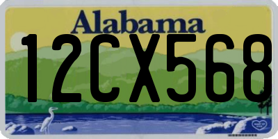 AL license plate 12CX568