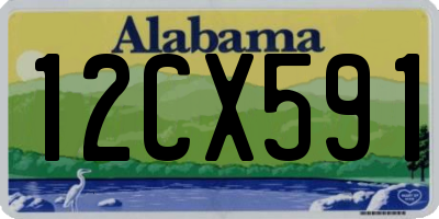 AL license plate 12CX591