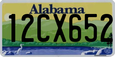 AL license plate 12CX652