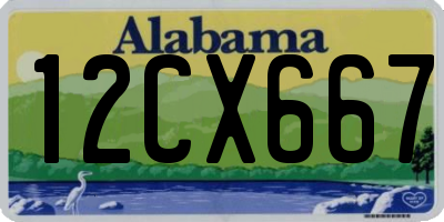 AL license plate 12CX667