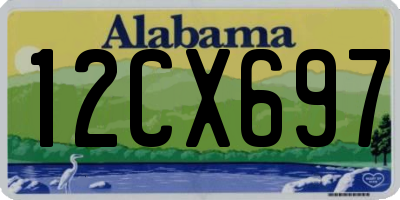 AL license plate 12CX697