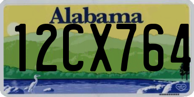 AL license plate 12CX764