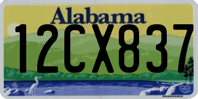 AL license plate 12CX837