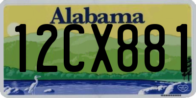 AL license plate 12CX881