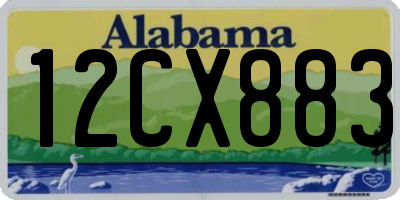 AL license plate 12CX883