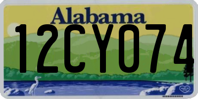 AL license plate 12CY074