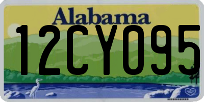 AL license plate 12CY095