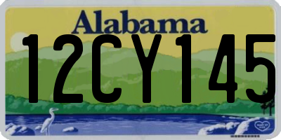 AL license plate 12CY145