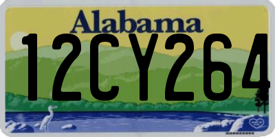 AL license plate 12CY264