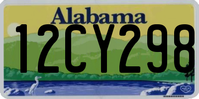 AL license plate 12CY298