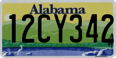 AL license plate 12CY342