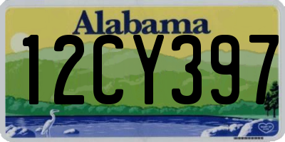 AL license plate 12CY397