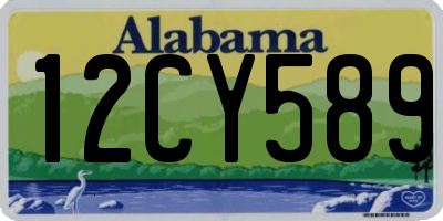 AL license plate 12CY589