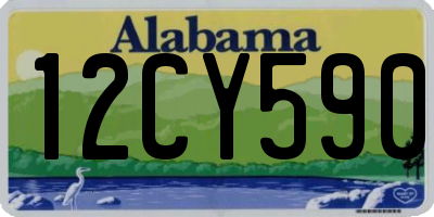 AL license plate 12CY590