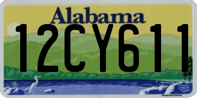 AL license plate 12CY611